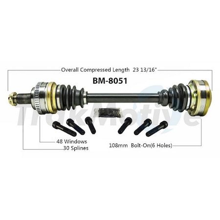Surtrack Axle Cv Axle Shaft, Bm-8051 BM-8051